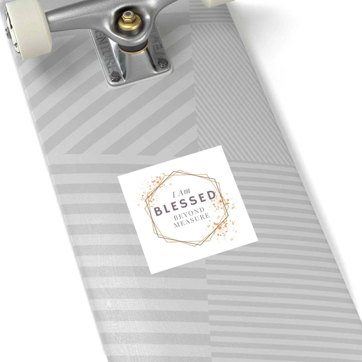 Christian Stickers, I am Blessed Beyond Measure, Devotional Journal Sticker, Christian Vinyl Sticker
