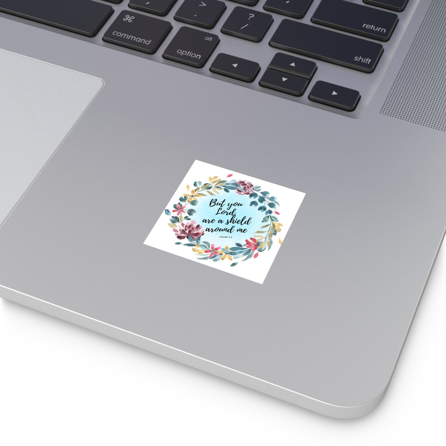 Christian Stickers, God is A Shield for Me, Devotional Journal Sticker, Christian Vinyl Sticker