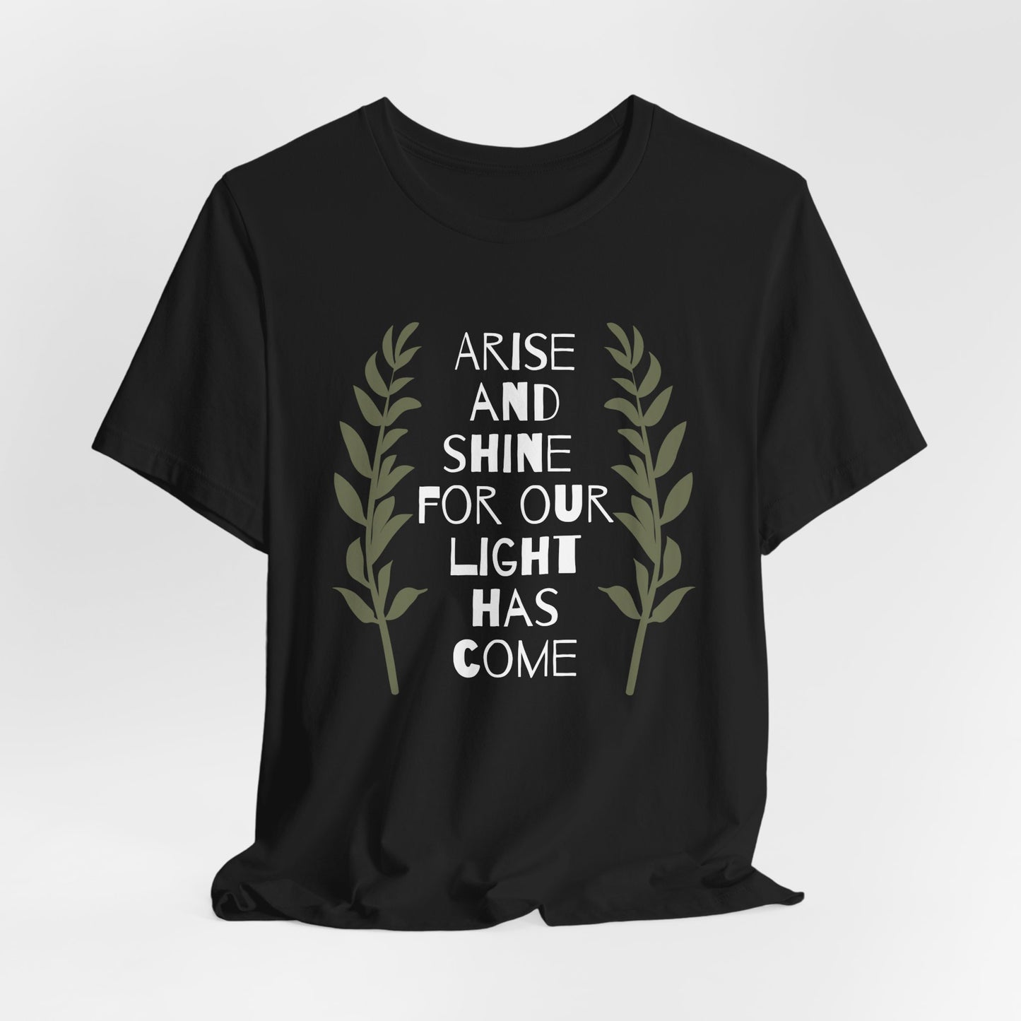 Arise and Shine Floral Christian Tshirt