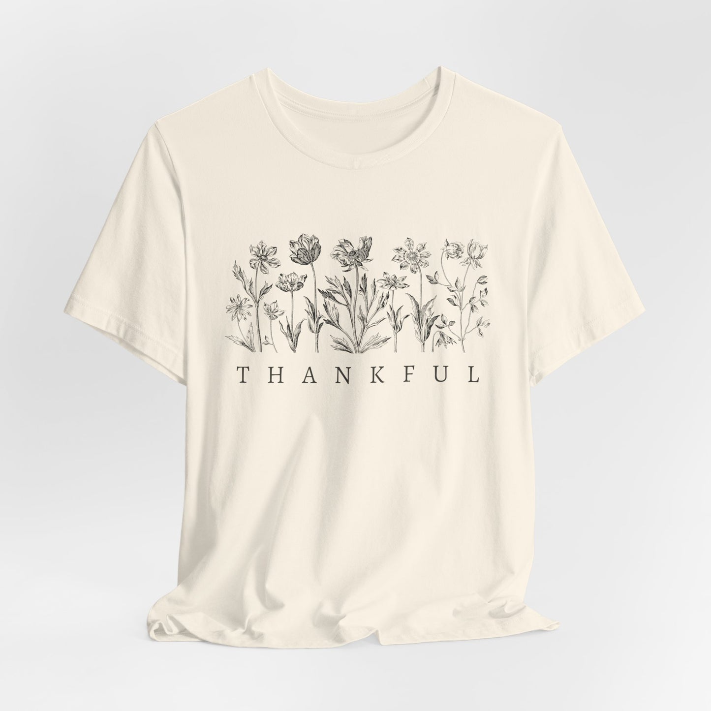 Thankful Faith Inspired Christian T Shirt for Christian Women