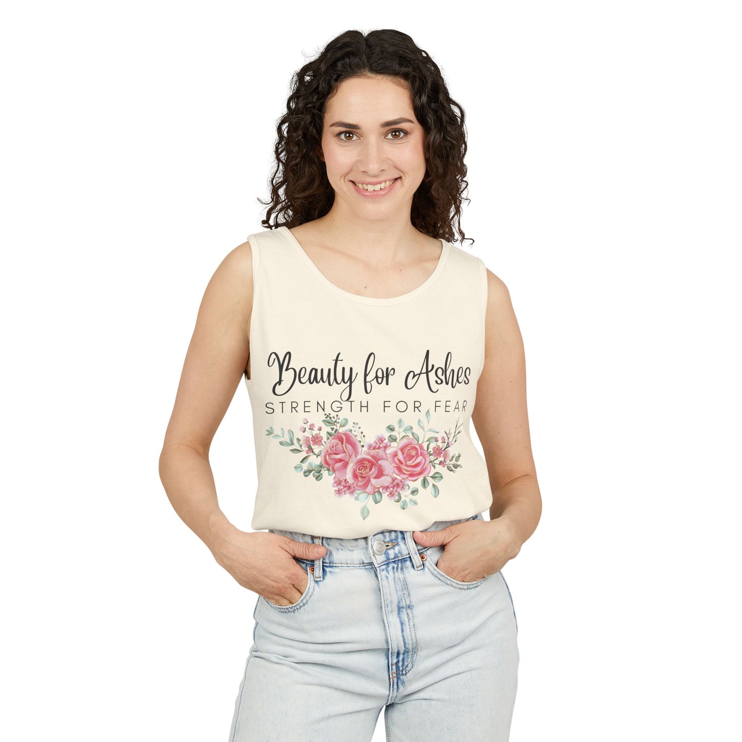 Beauty for Ashes Christian Tank Top