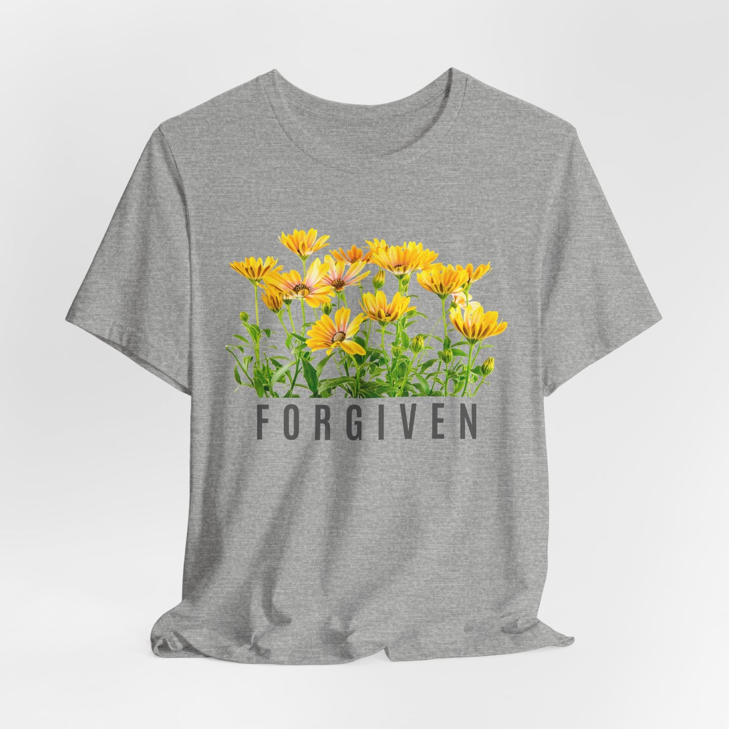 Forgiven Floral Christian Tshirt