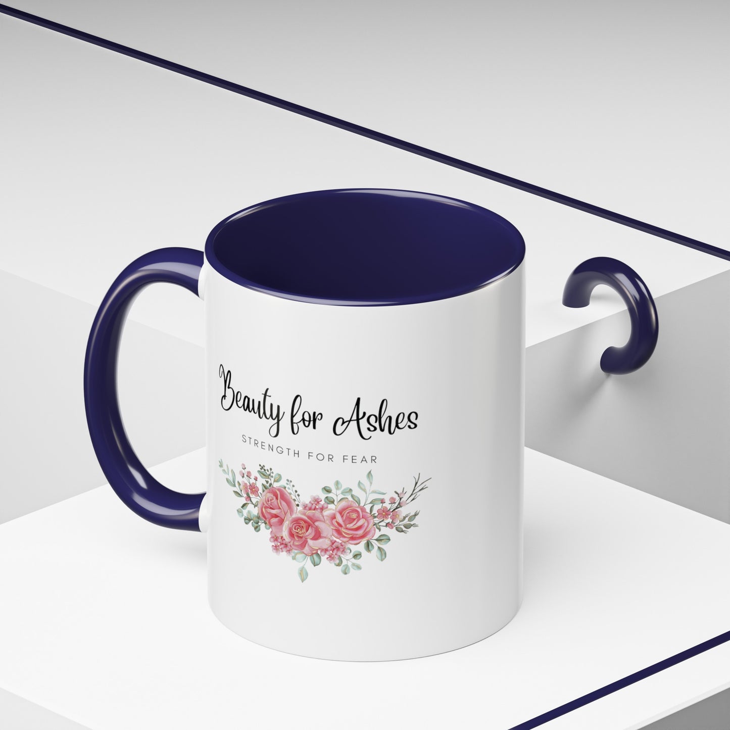 Beauty for Ashes Mug with Bible Verse Christian coffee mugs for Mom Christian Coffee Mug with Inspirational Message Accent Coffee Mug in 11oz Coffee Mug in 15 oz for coffee lovers