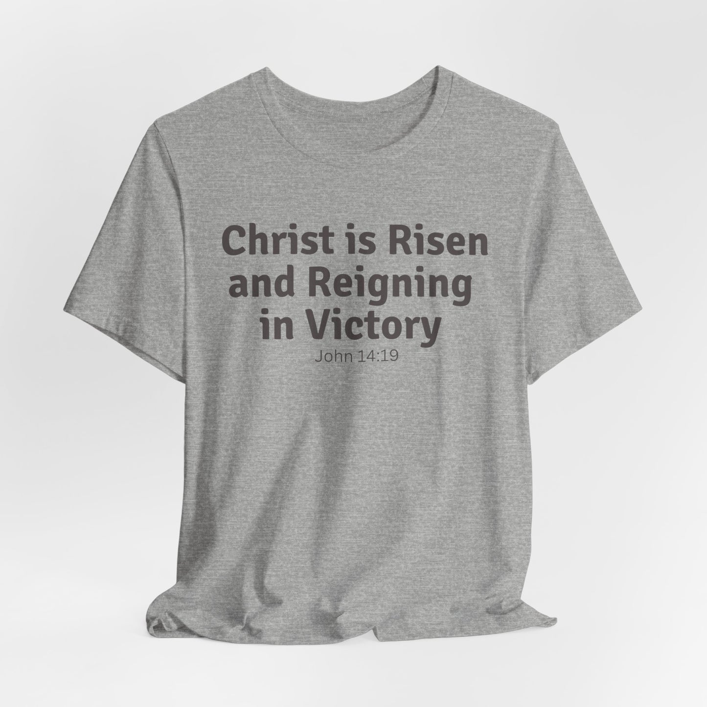 Christ is Risen Faith-Inspired Christian Easter Tshirt