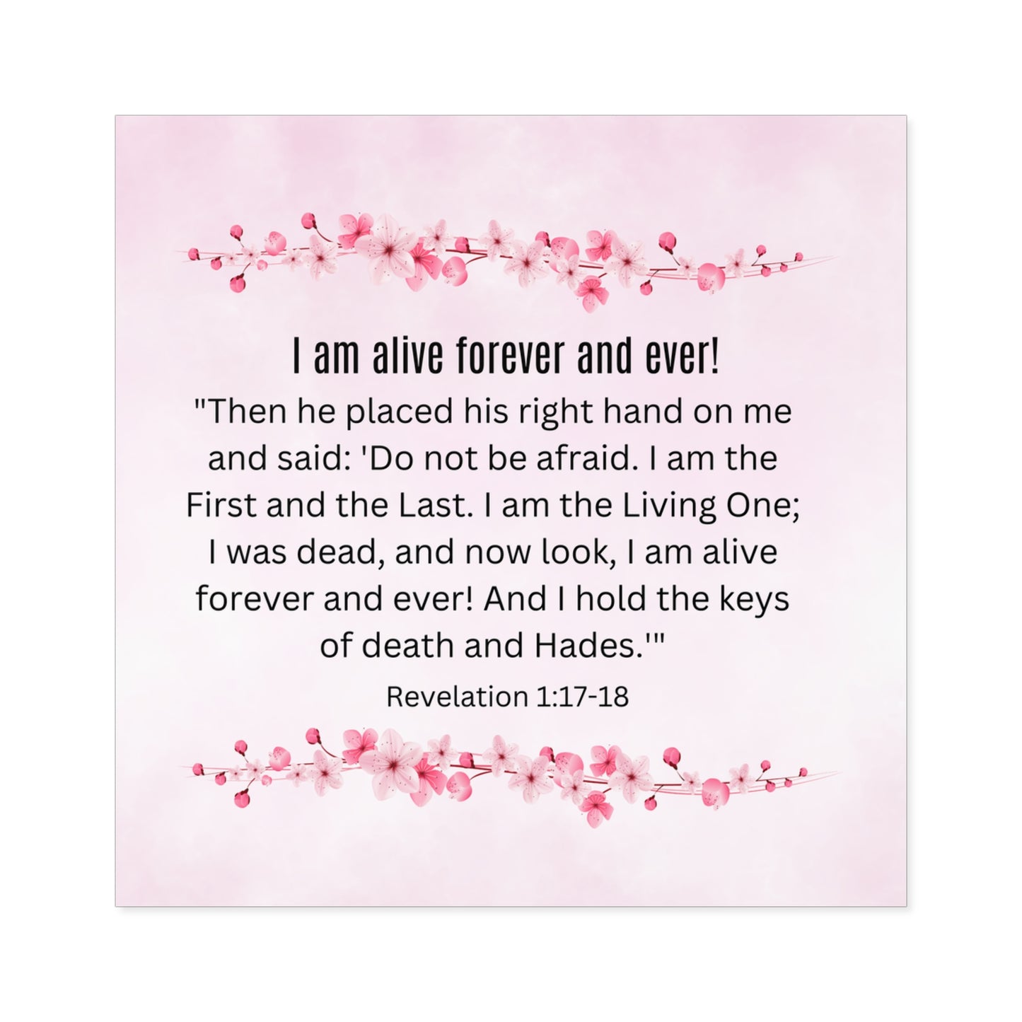 Christian Sticker Death Jesus is Alive Christian Easter Sticker