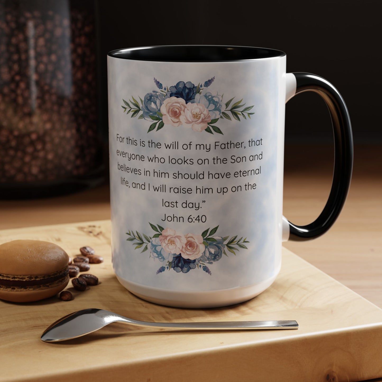 God's Greatest Love Christian coffee mug