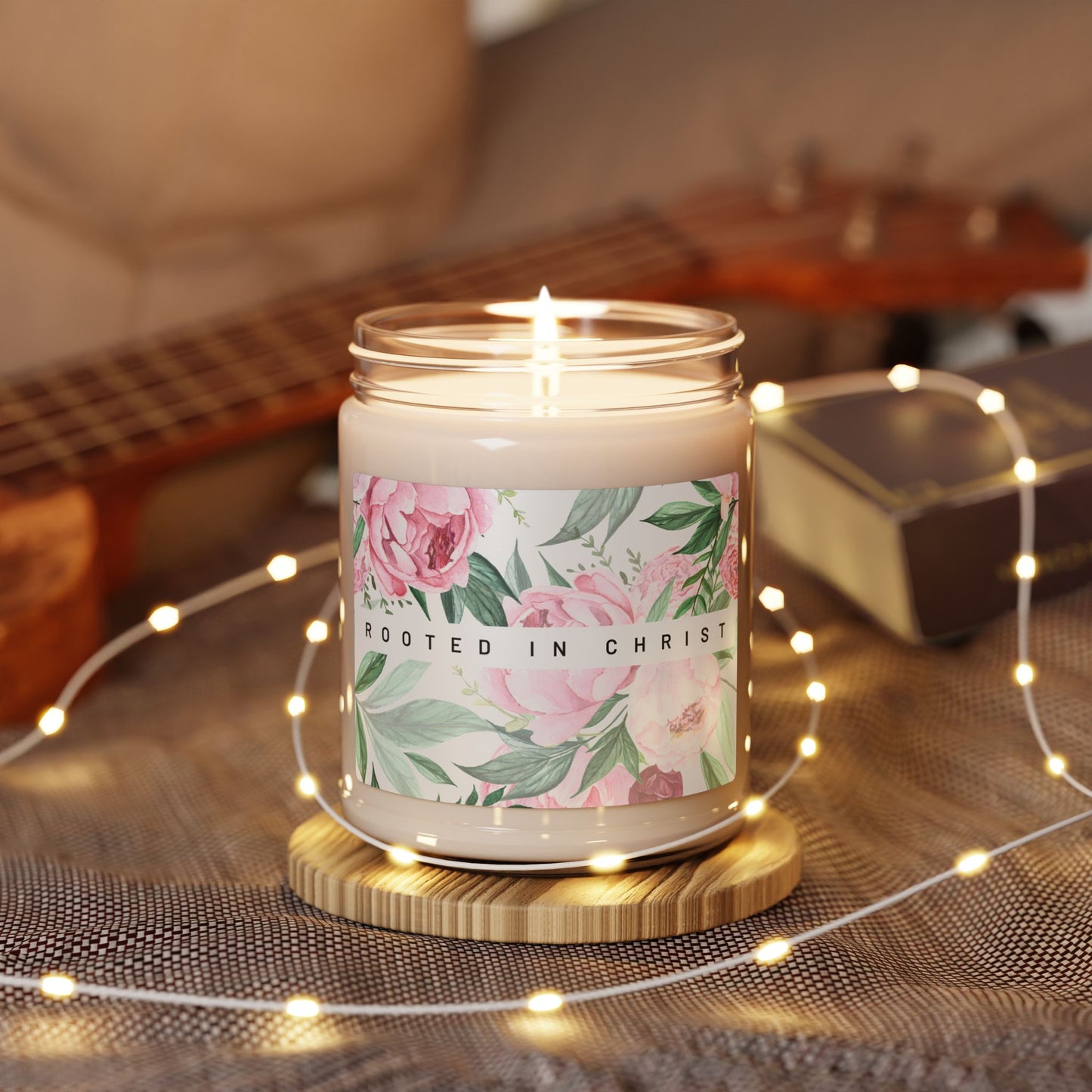 Rooted In Christ Christian Candle