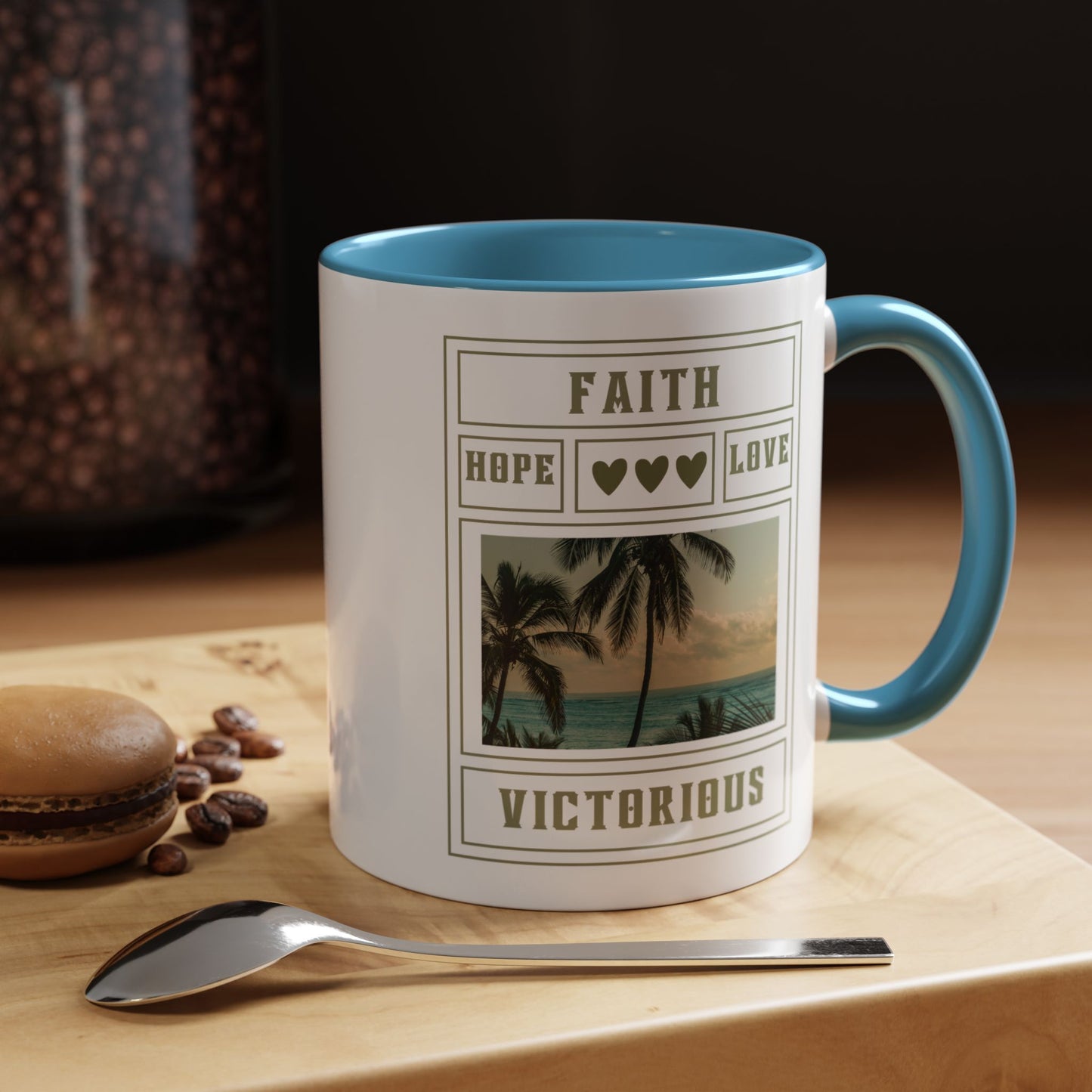 Faith Hope and Love Mug with Bible Verse Christian coffee mugs for Mom Christian Coffee Mug with Inspirational Message Accent Coffee Mug in 11oz Coffee Mug in 15 oz for coffee lovers