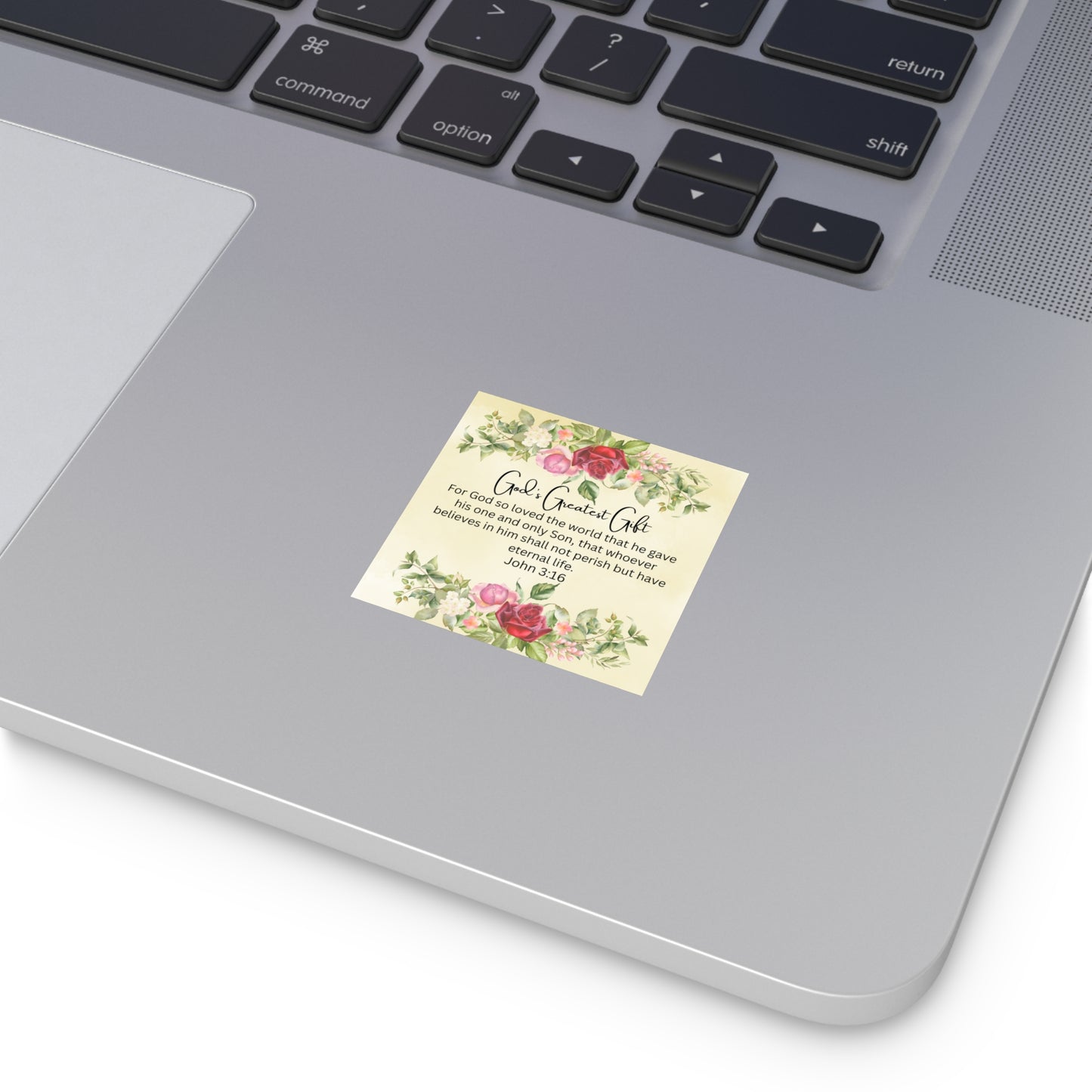 Christian Sticker, God's Greatest Gift, Bible Verse Christian Easter Sticker