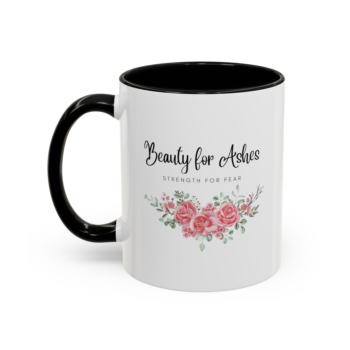 Beauty for Ashes Mug with Bible Verse Christian coffee mugs for Mom Christian Coffee Mug with Inspirational Message Accent Coffee Mug in 11oz Coffee Mug in 15 oz for coffee lovers