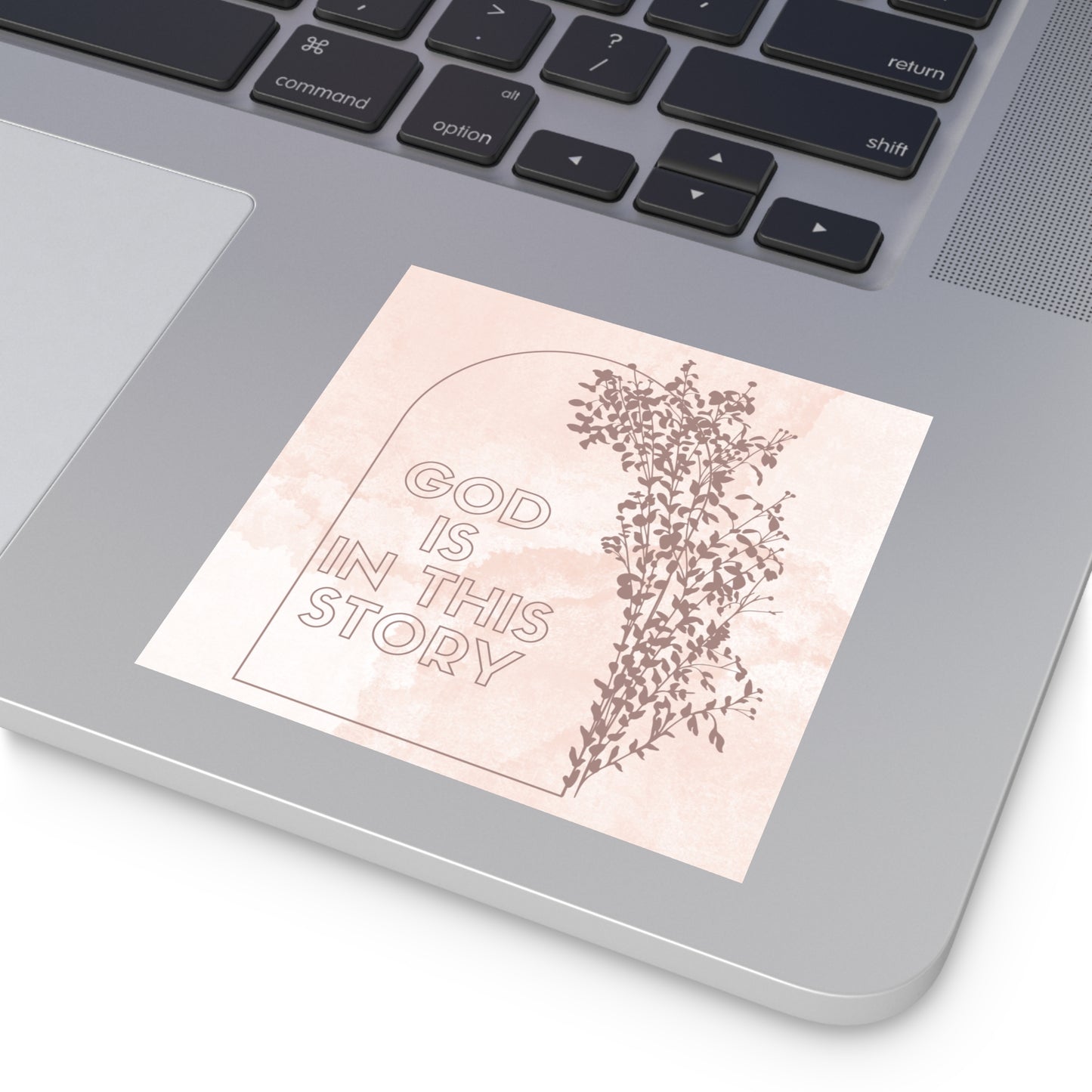 God is in the Story Sticker with Inspirational Message Christian Sticker