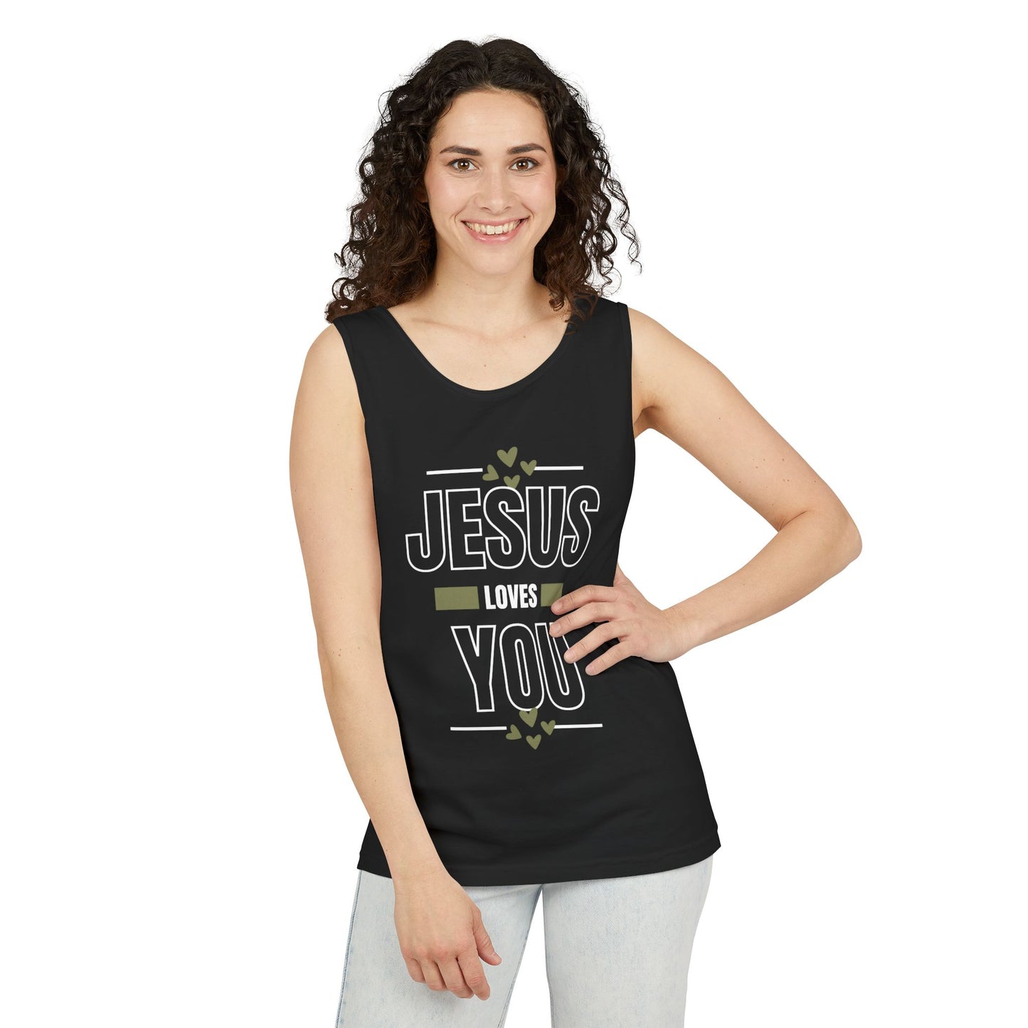 Jesus Loves You Christian Tank Top