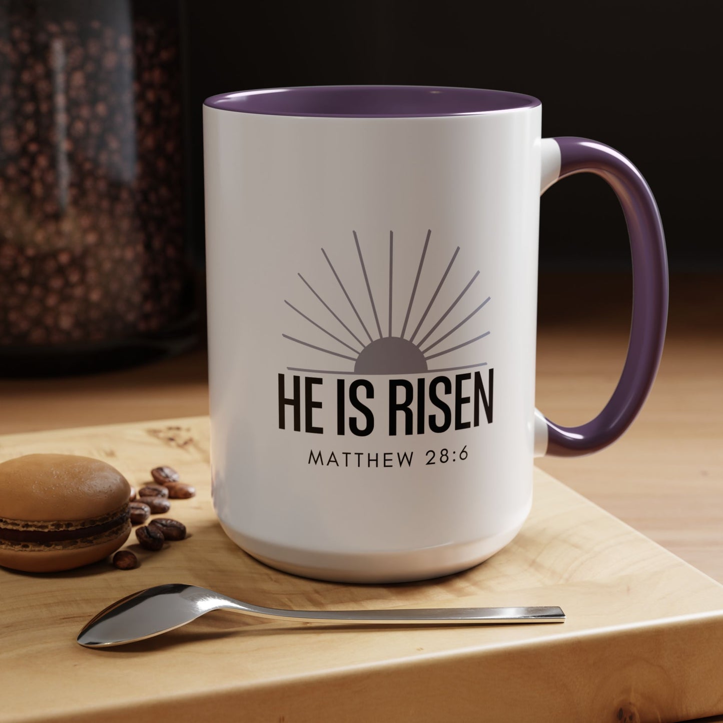 He Is Risen Christian Easter Coffee mug