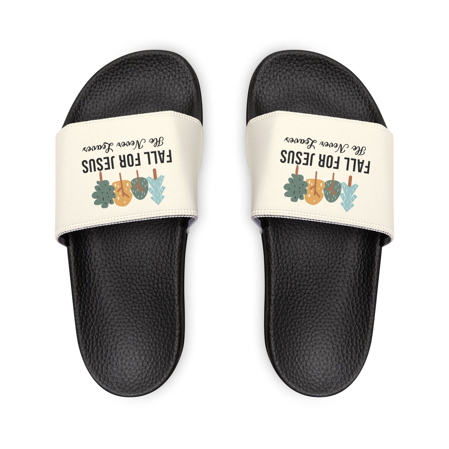 Fall for Jesus Christian Women's Removable Strap Sandals