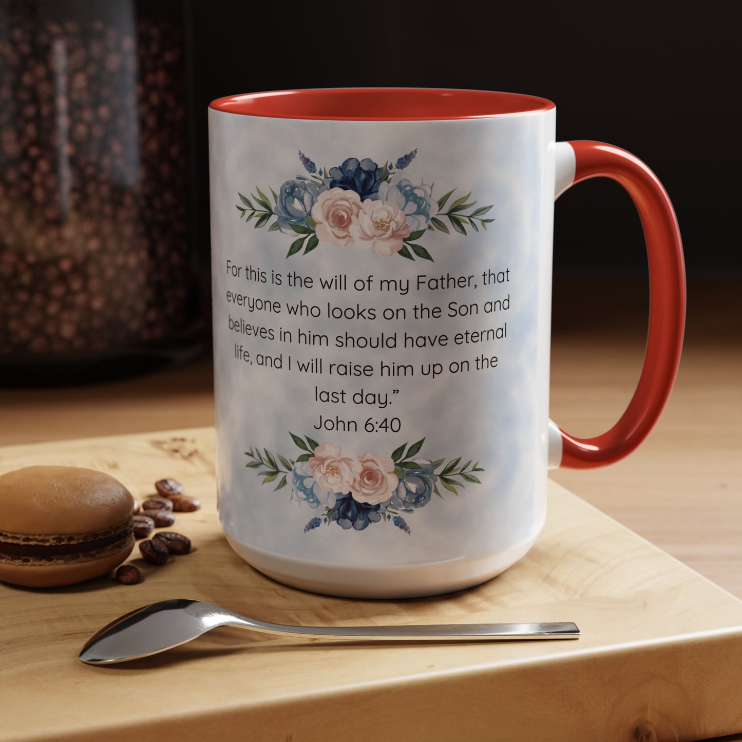 God's Greatest Love Christian coffee mug