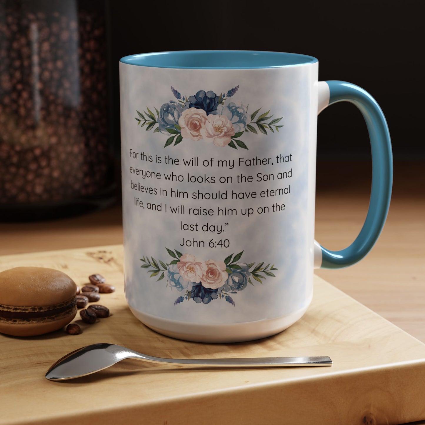 God's Greatest Love Christian coffee mug