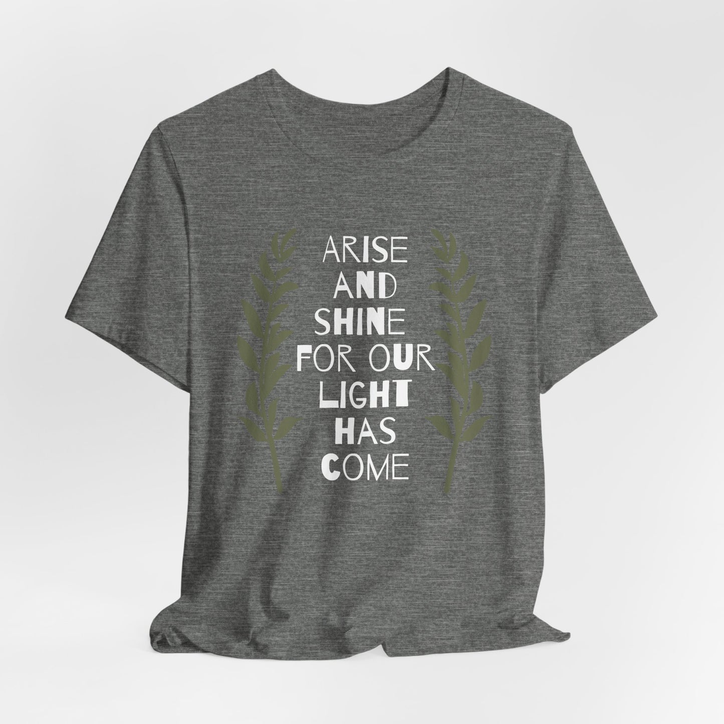 Arise and Shine Floral Christian Tshirt