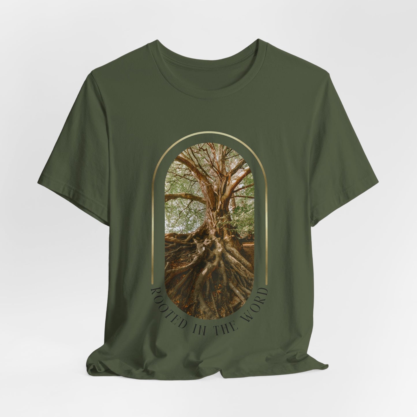 Rooted in the Word Vintage Inspirational Christian T-Shirt