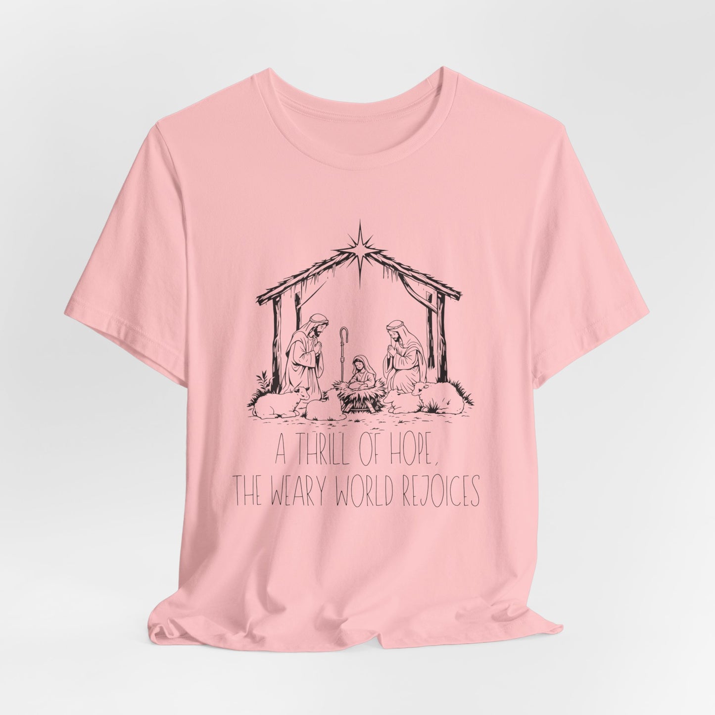 A Thrill of Hope Christian Christmas Sweatshirt