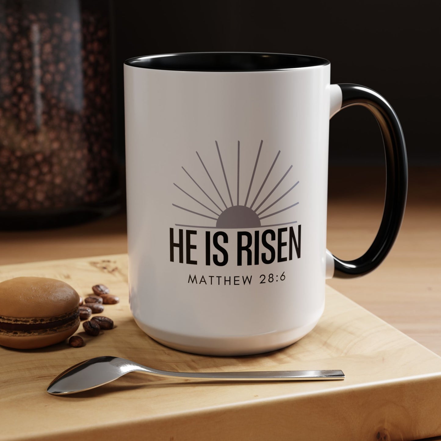 He Is Risen Christian Easter Coffee mug