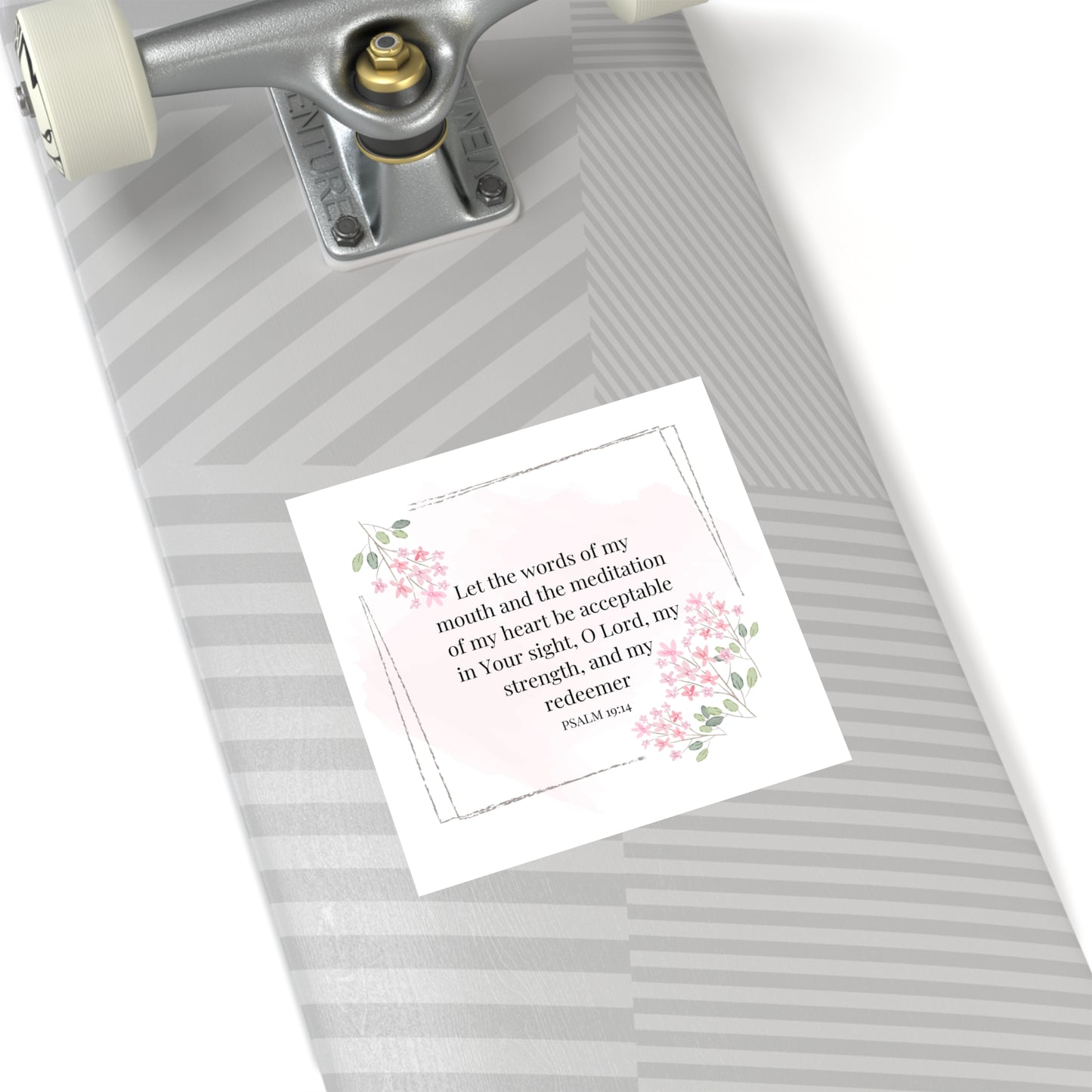 Christian Stickers, Psalms 19:14 Notebook Stickers