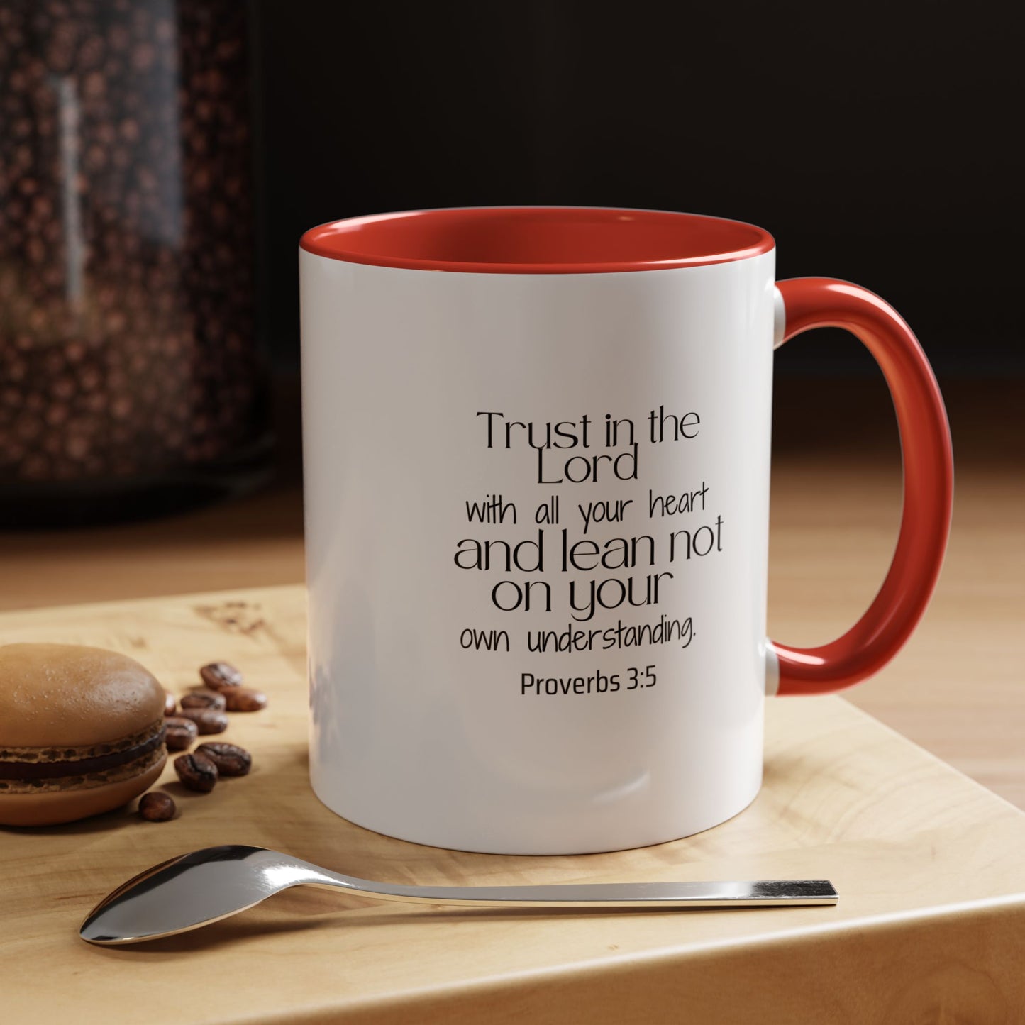 Trust in the Lord with All Your Heart Christian Easter Coffee mug