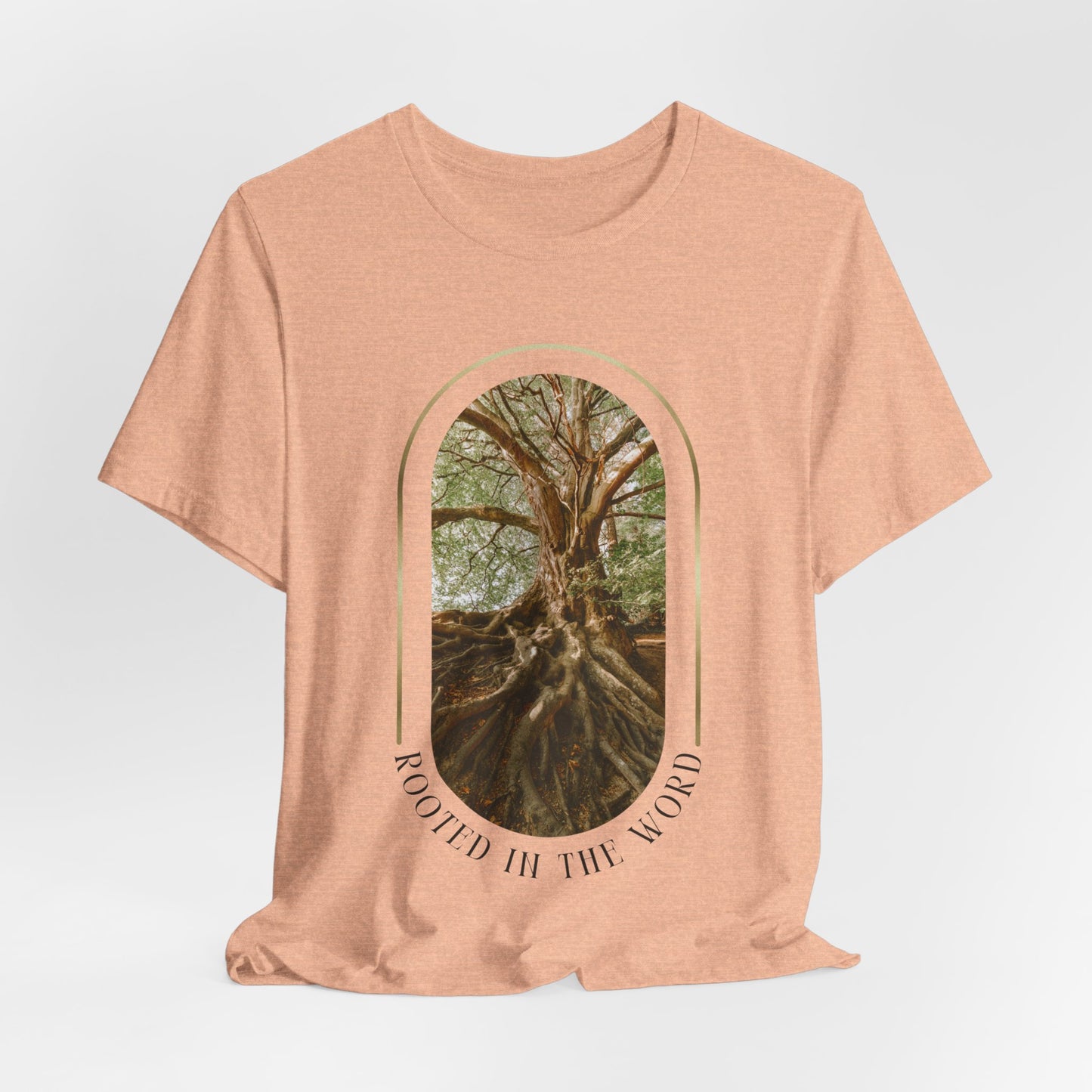Rooted in the Word Vintage Inspirational Christian T-Shirt