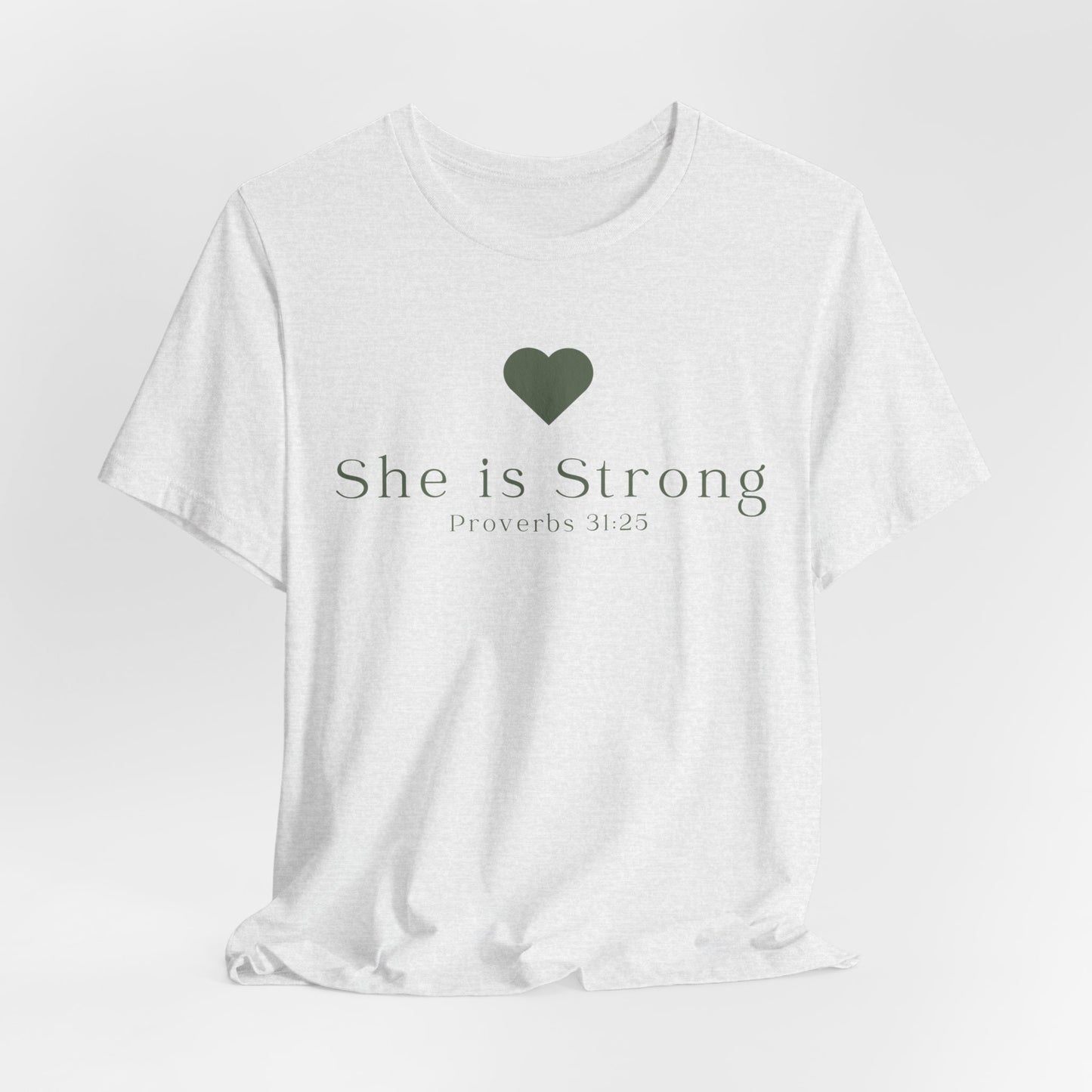 She is Strong Faith Inspired Christian T-Shirt