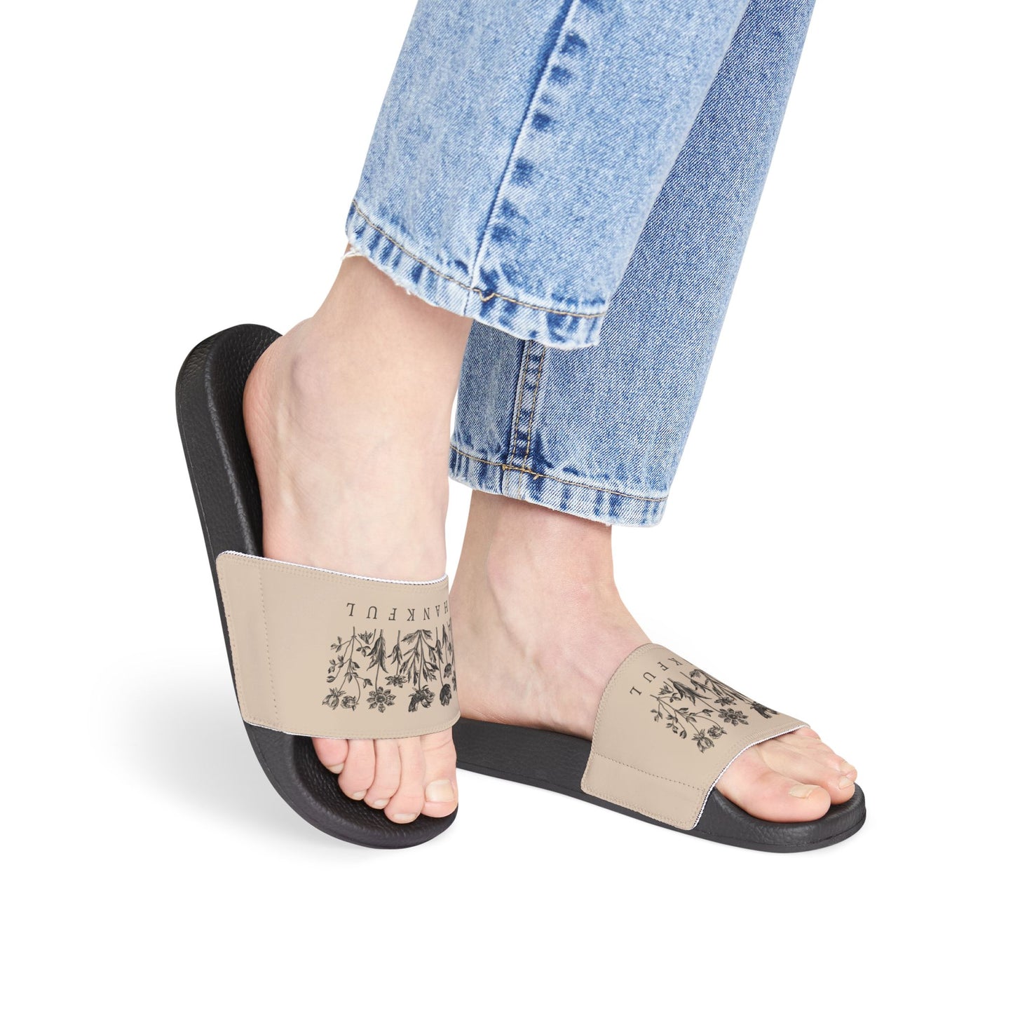 Thankful Christian Women's Removable Strap Sandals