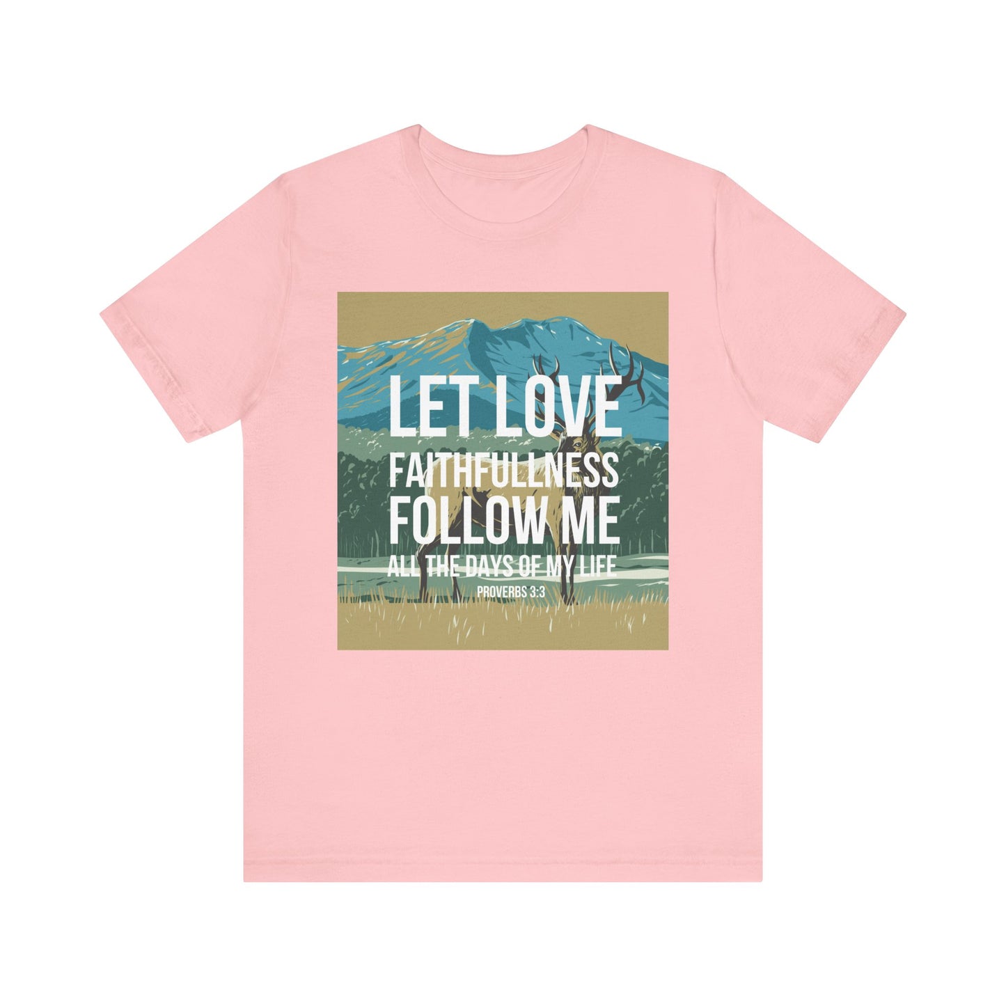 Let Love and Faithfulness Follow Me Christian Tshirt