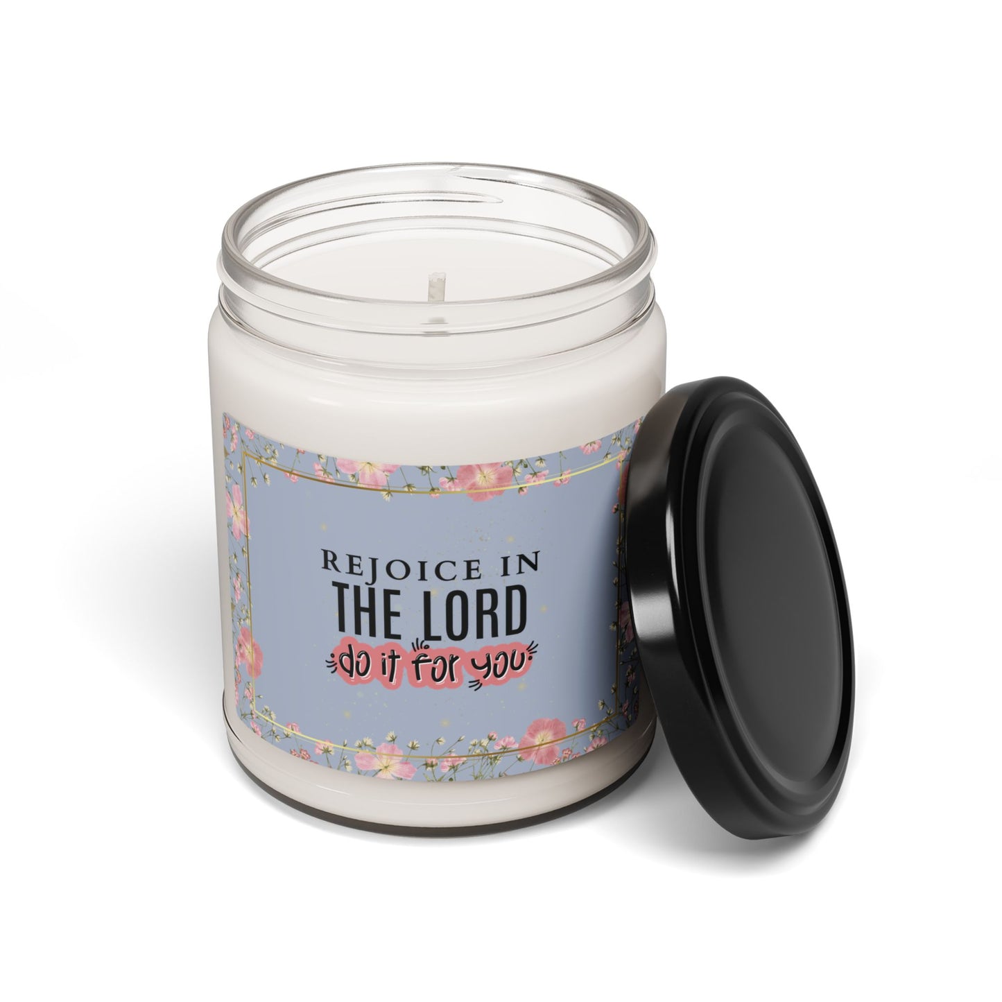 Rejoice in the Lord Christian Candle