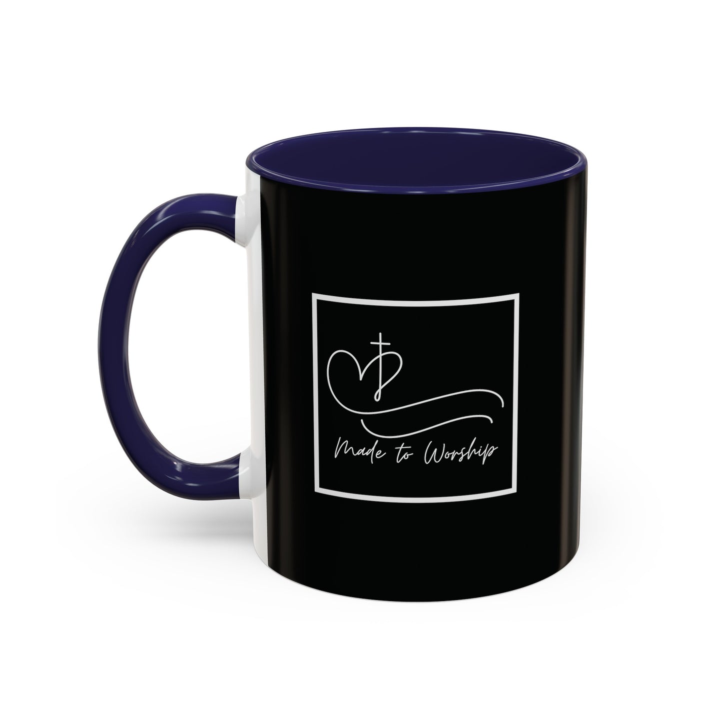 Made to Worship Mug with Bible Verse Christian coffee mugs for Mom Christian Coffee Mug with Inspirational Message Accent Coffee Mug in 11oz Coffee Mug in 15 oz for coffee lovers