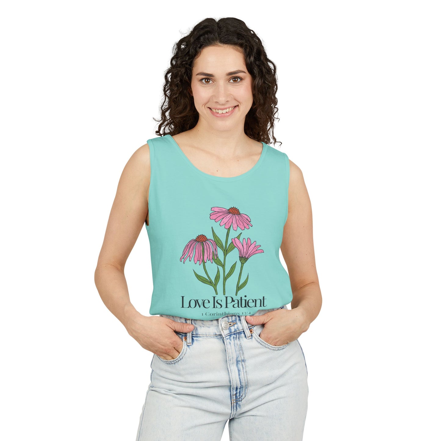 Love is Patient Christian Tank Top