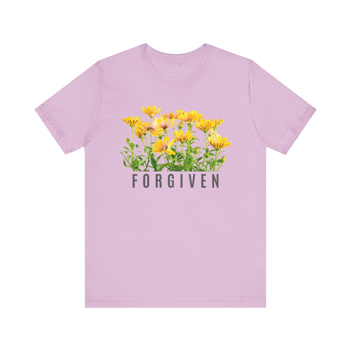 Forgiven Floral Christian Tshirt