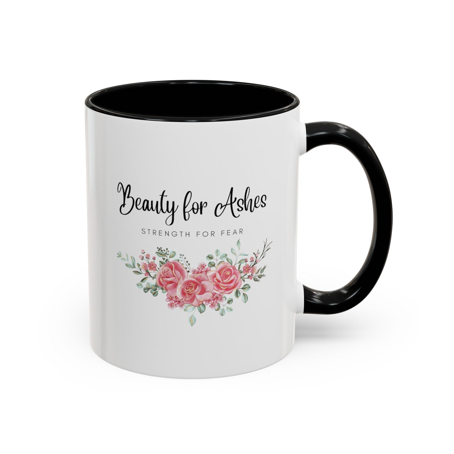 Beauty for Ashes Mug with Bible Verse Christian coffee mugs for Mom Christian Coffee Mug with Inspirational Message Accent Coffee Mug in 11oz Coffee Mug in 15 oz for coffee lovers