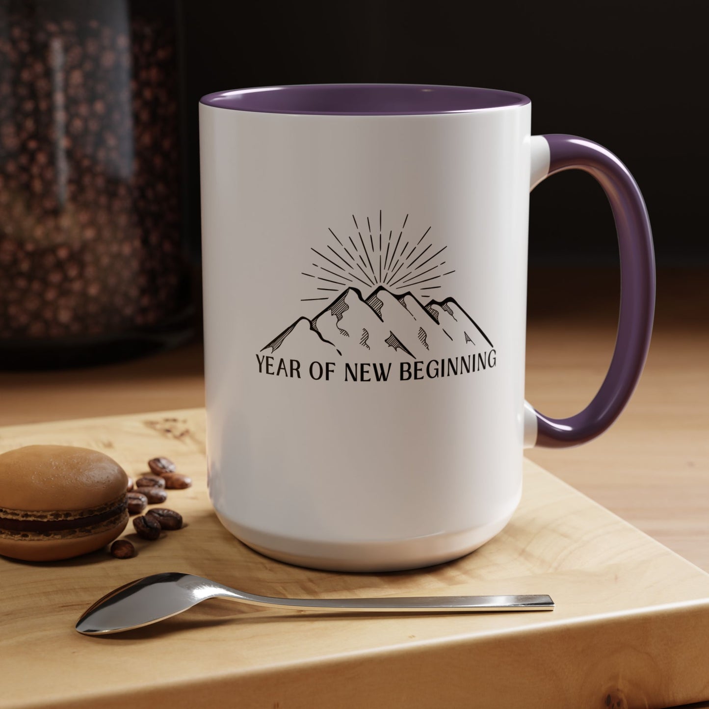 Year of New Beginning Christian coffee mug