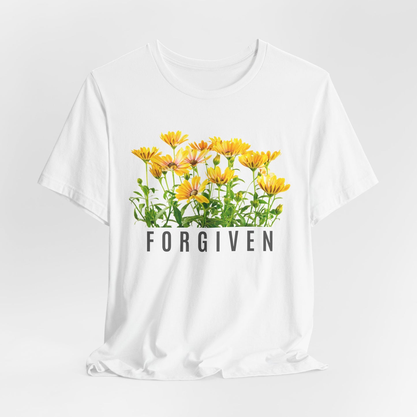 Forgiven Floral Christian Tshirt