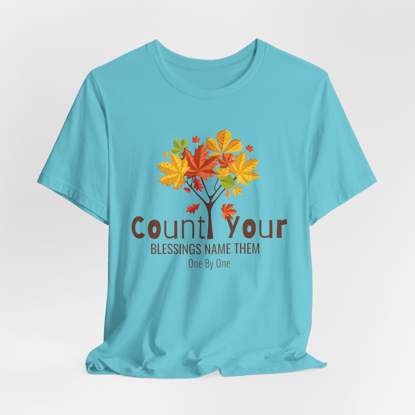 Count Your Blessings Name Them One By One Christian Tshirt