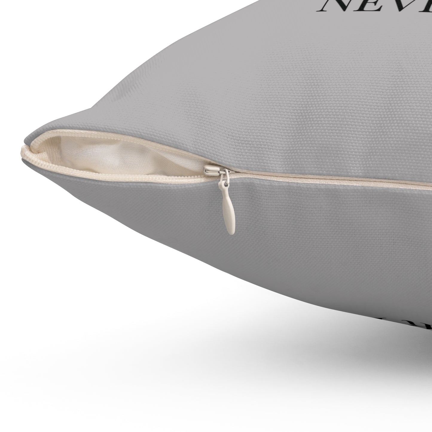Hi Mercies Never Fail Throw Pillow| Christian Throw Pillow