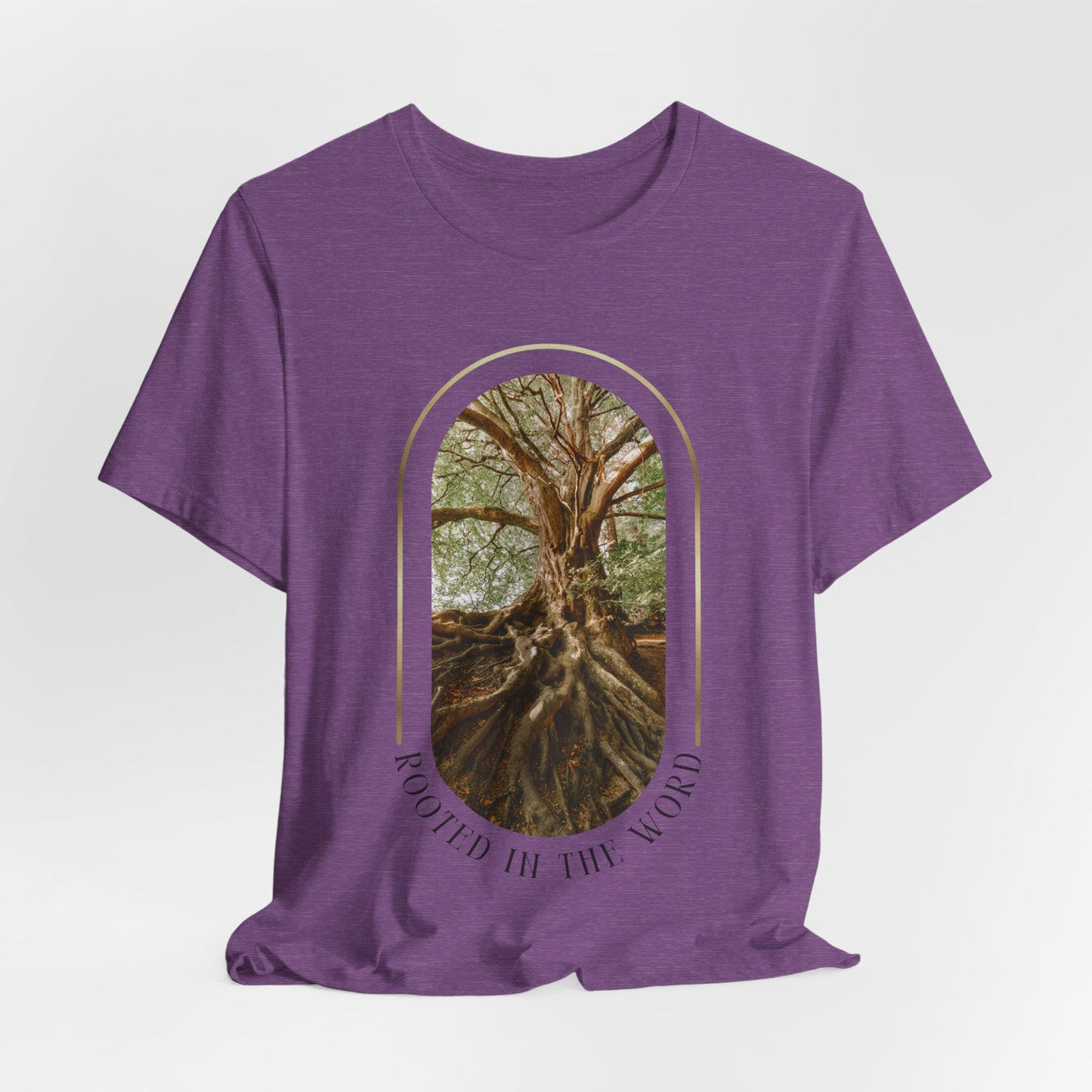 Rooted in the Word Vintage Inspirational Christian T-Shirt