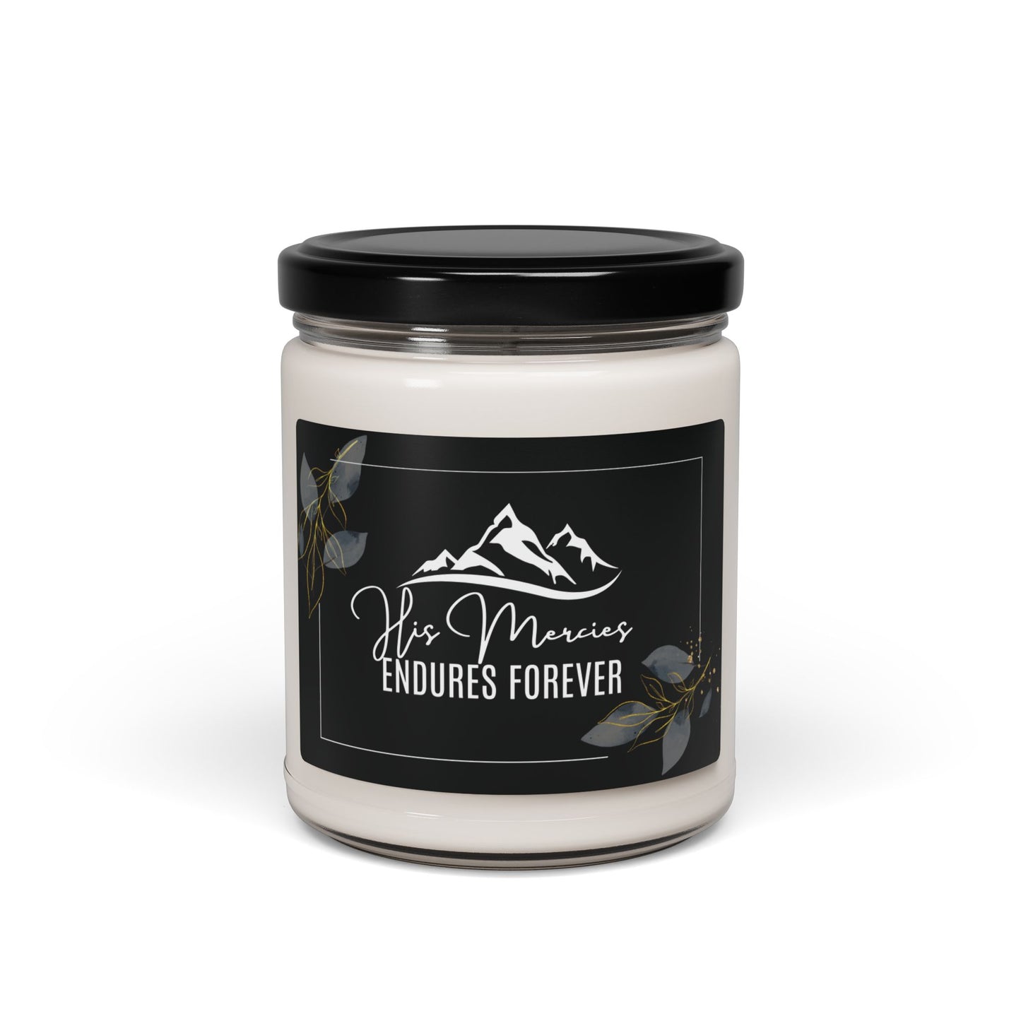 His Mercy Endures Forever Christian Soy Candle
