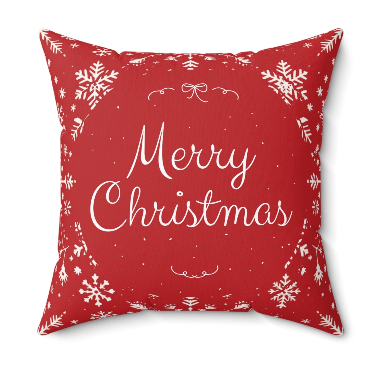 Merry Christmas Pillow Holiday Home Decor Throw Pillow