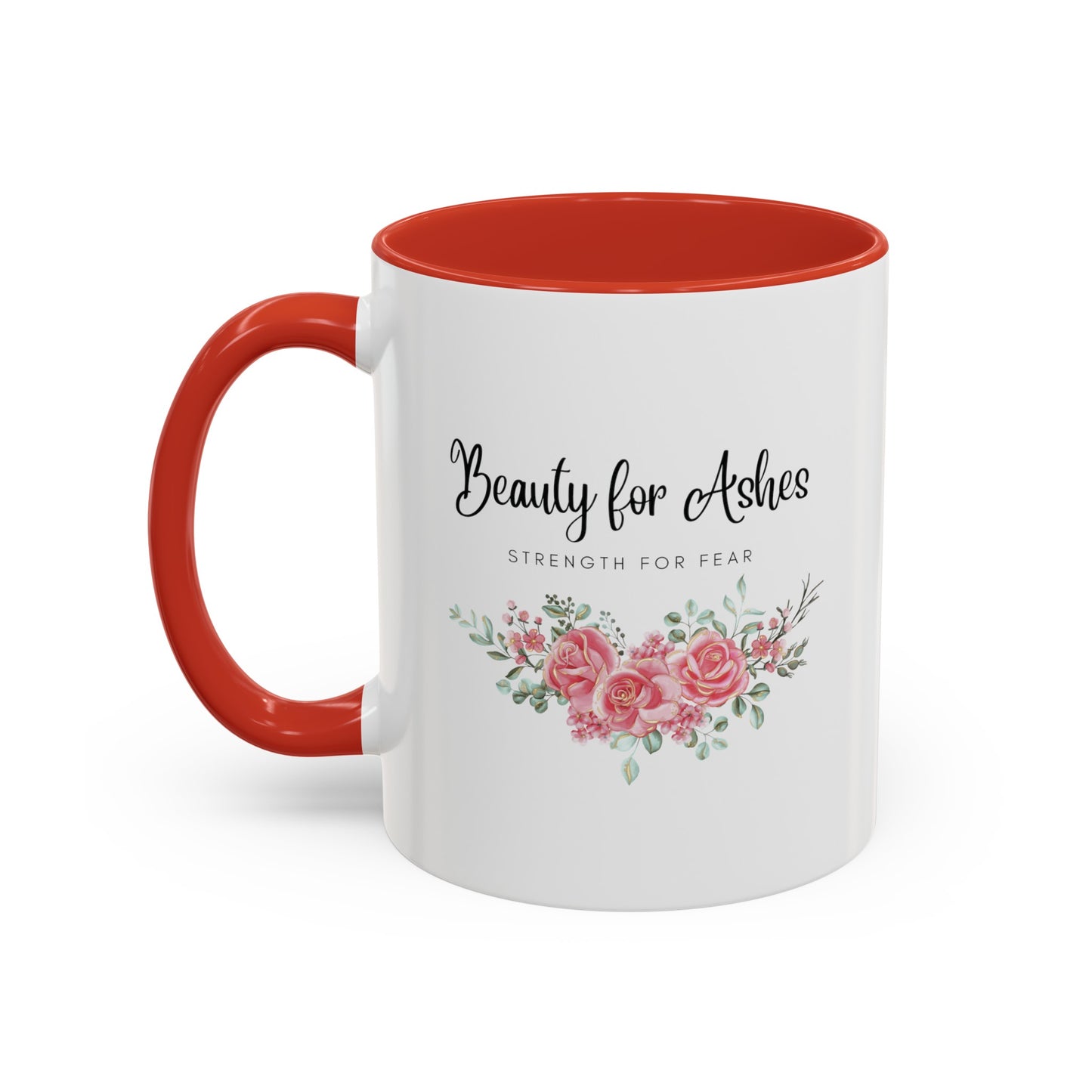 Beauty for Ashes Mug with Bible Verse Christian coffee mugs for Mom Christian Coffee Mug with Inspirational Message Accent Coffee Mug in 11oz Coffee Mug in 15 oz for coffee lovers