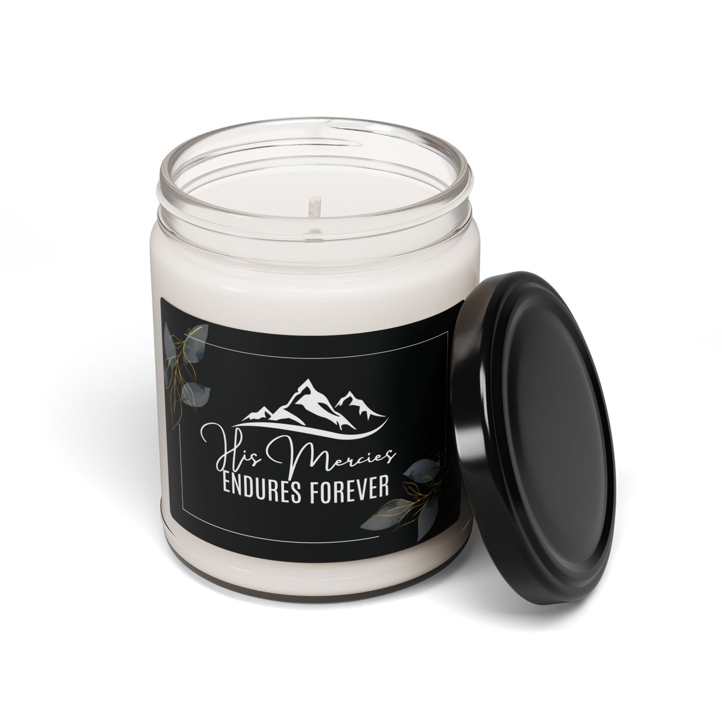 His Mercy Endures Forever Christian Soy Candle