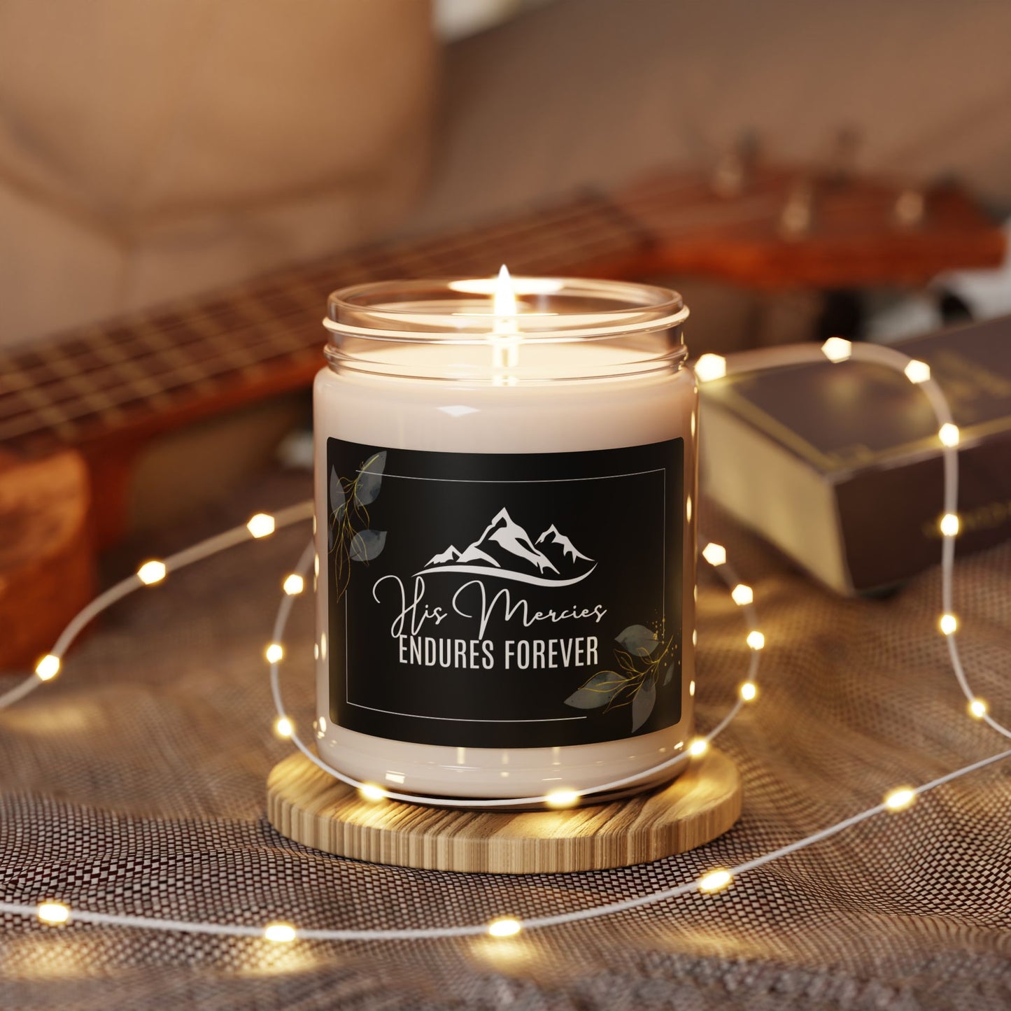 His Mercy Endures Forever Christian Soy Candle