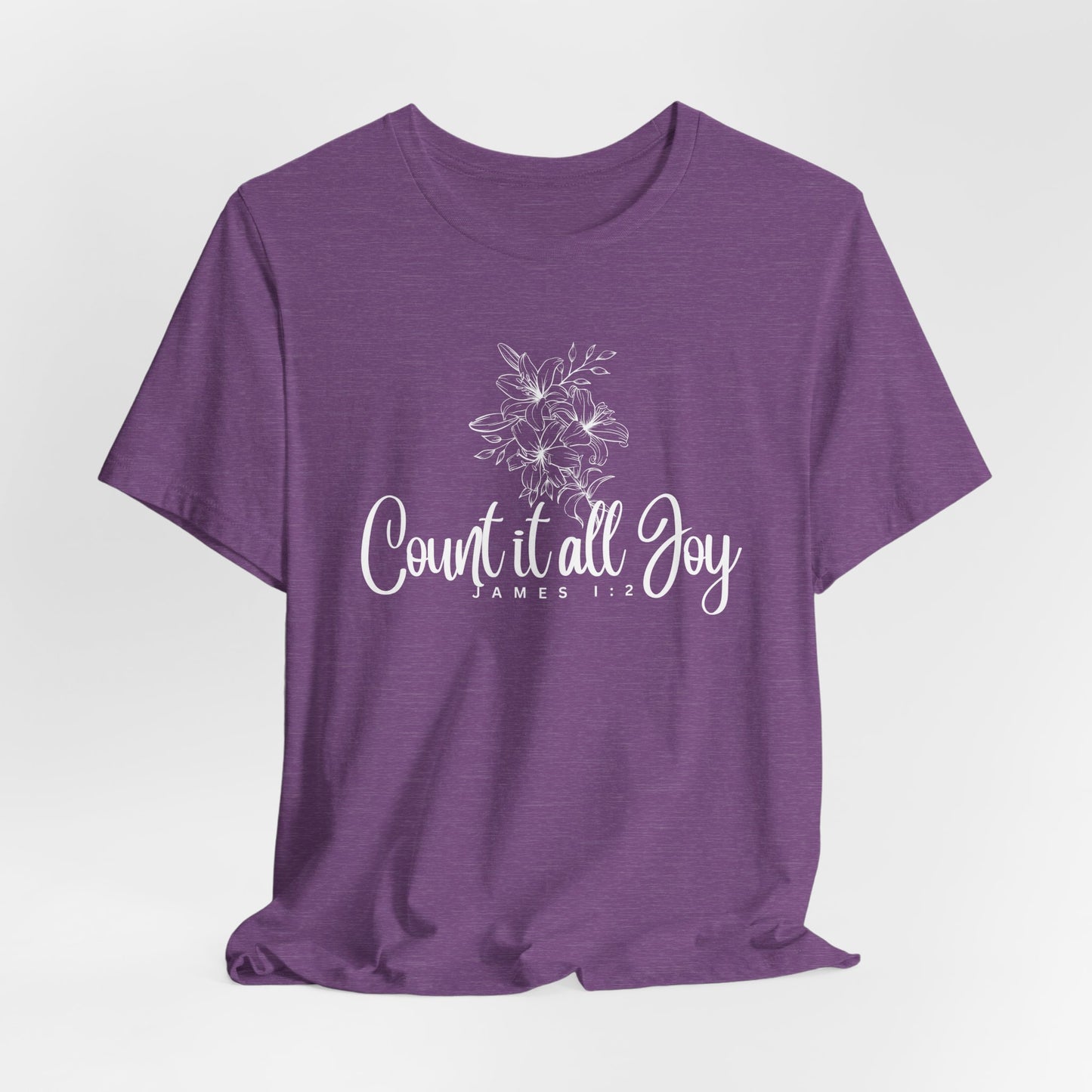 County It All Joy Minimalist Christian Tshirt