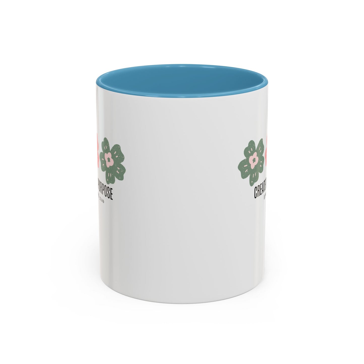 Created for Purpose Mug with Bible Verse Christian coffee mugs