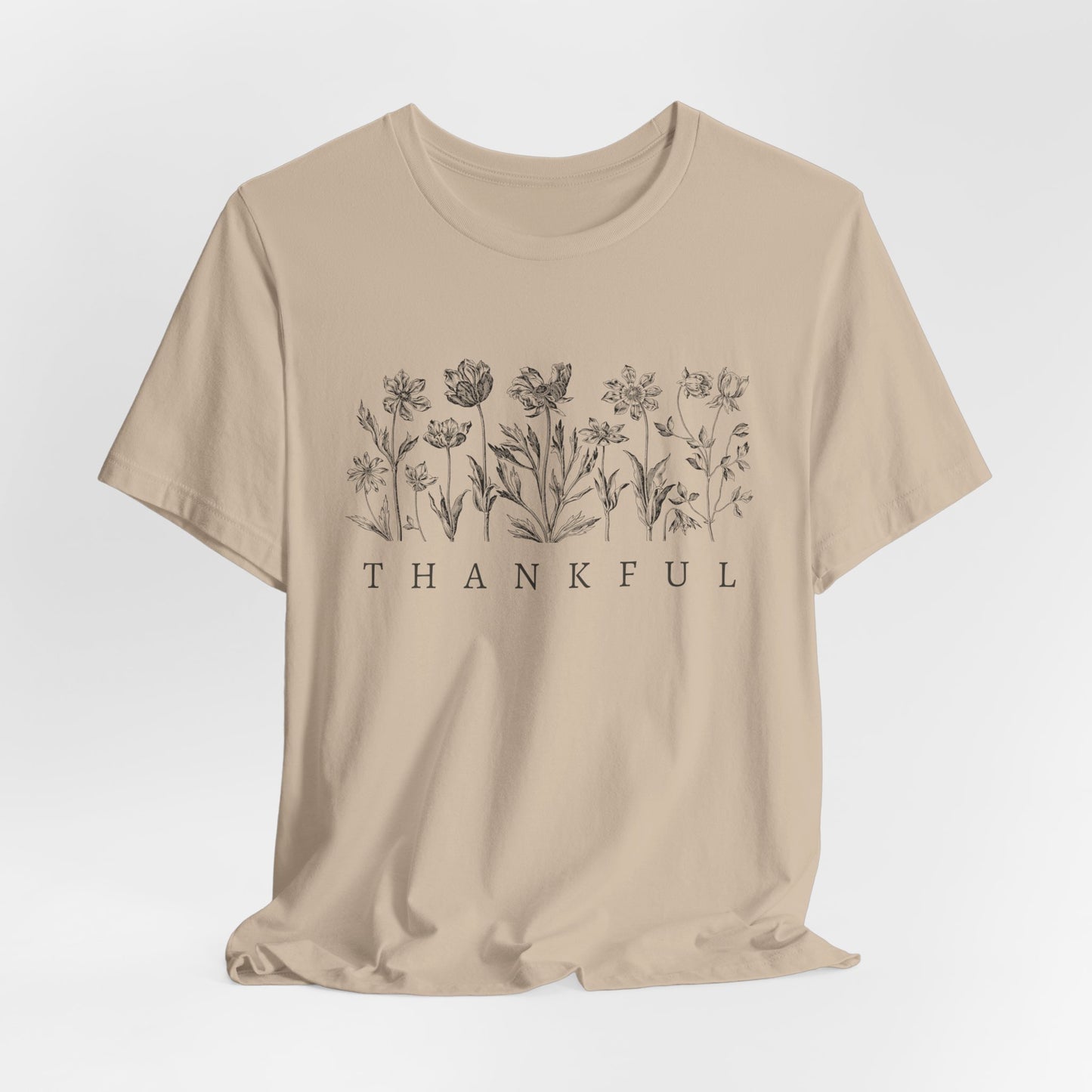 Thankful Faith Inspired Christian T Shirt for Christian Women