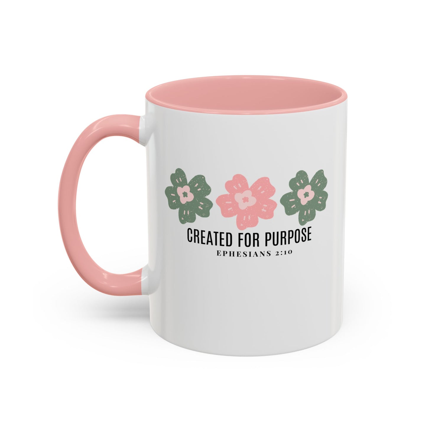 Created for Purpose Mug with Bible Verse Christian coffee mugs