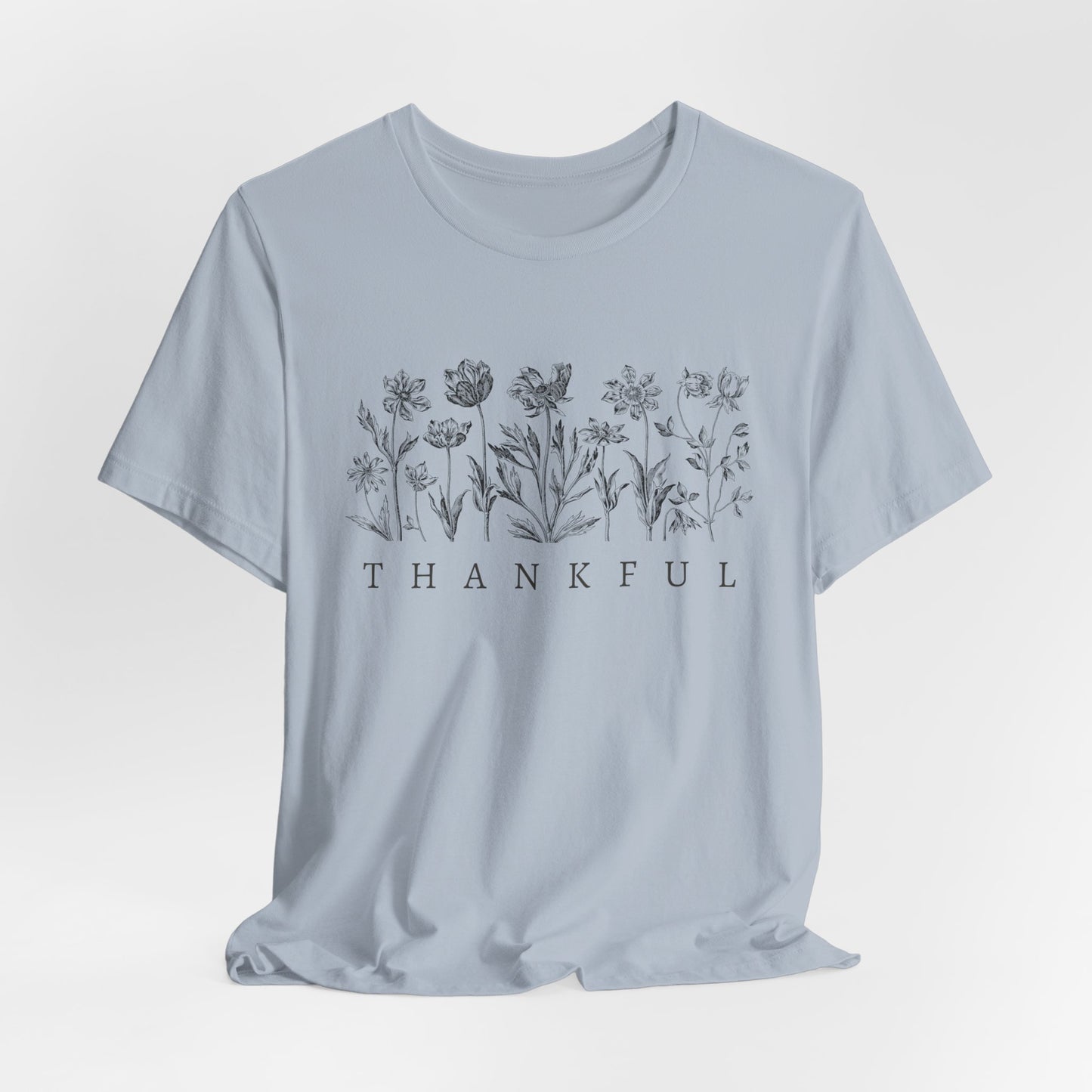Thankful Faith Inspired Christian T Shirt for Christian Women